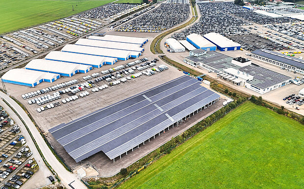 Photovoltaikanlage “SUNPARK“ Lagermax Automotive Logistics | Straßwalchen